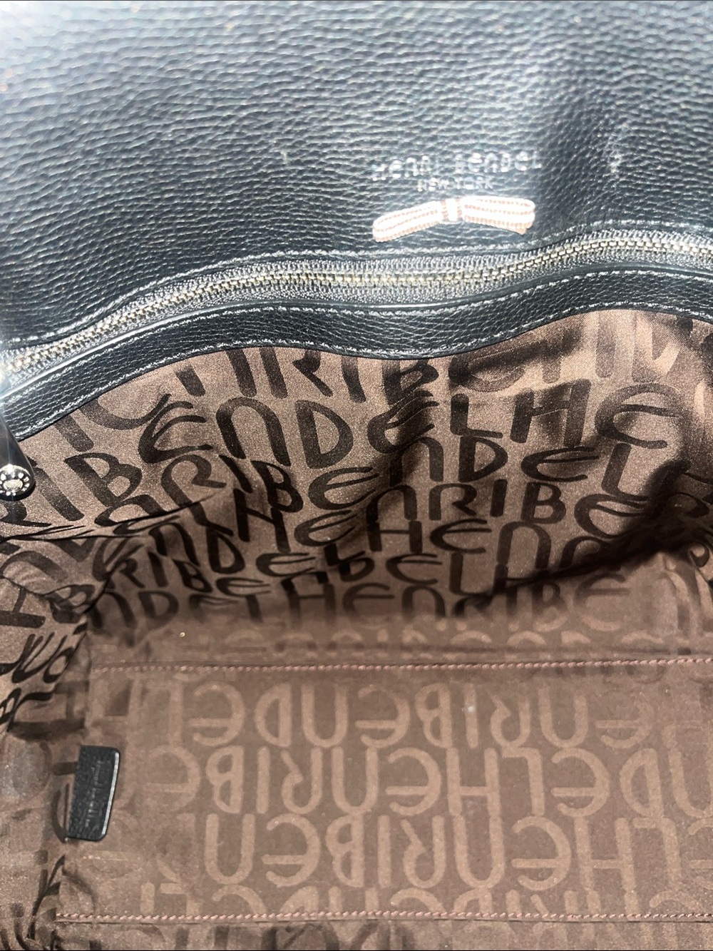 Henri bendel Black Structured Tote Bag - Picture 3 of 11